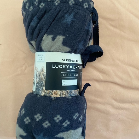 Lucky Brand sleepwear fleece pants - Picture 5 of 7